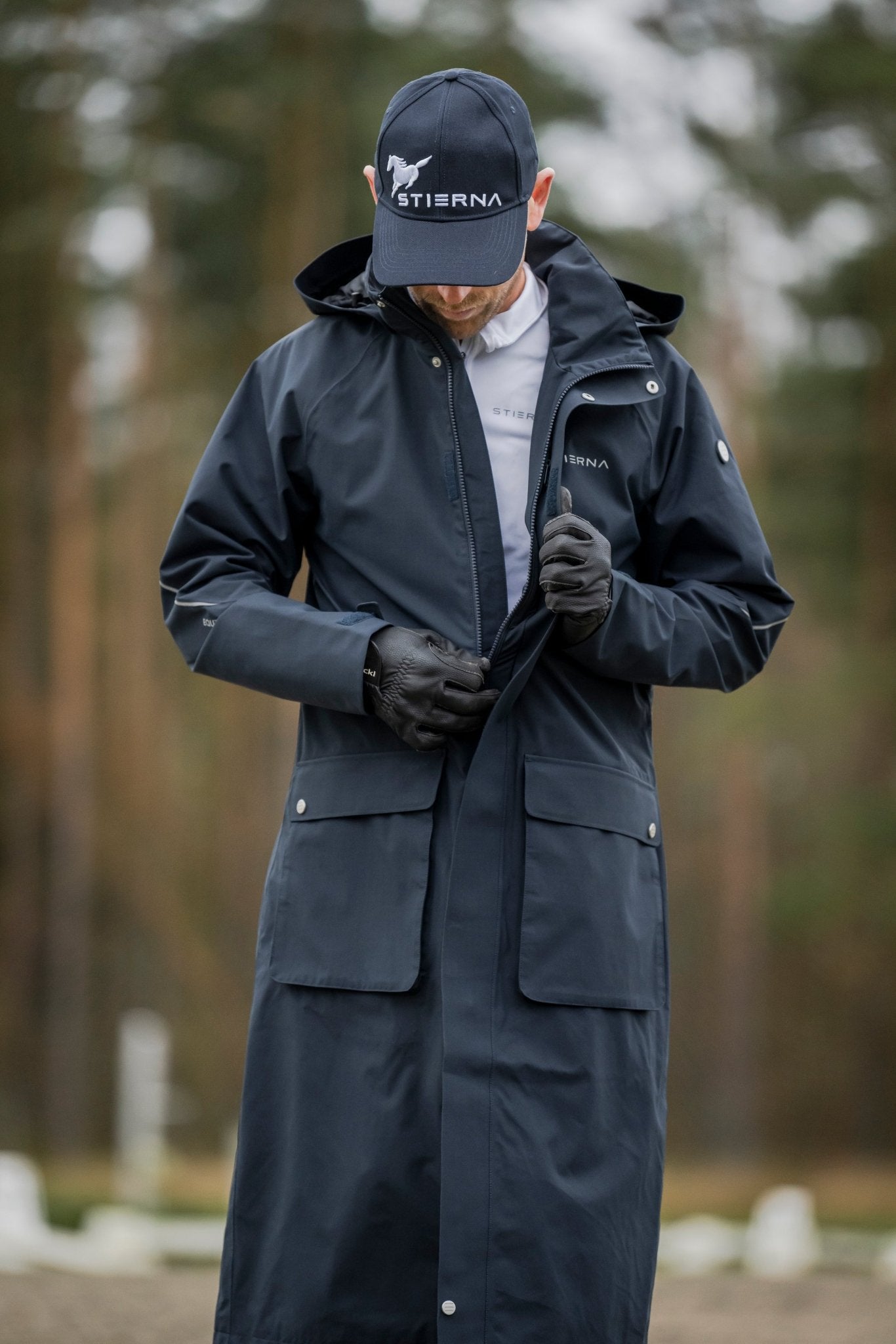 Sky Raincoat - Midnight NavyStierna UK