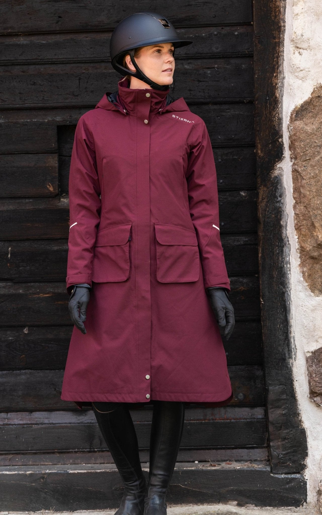 Stella Winter Coat - MerlotStierna UK