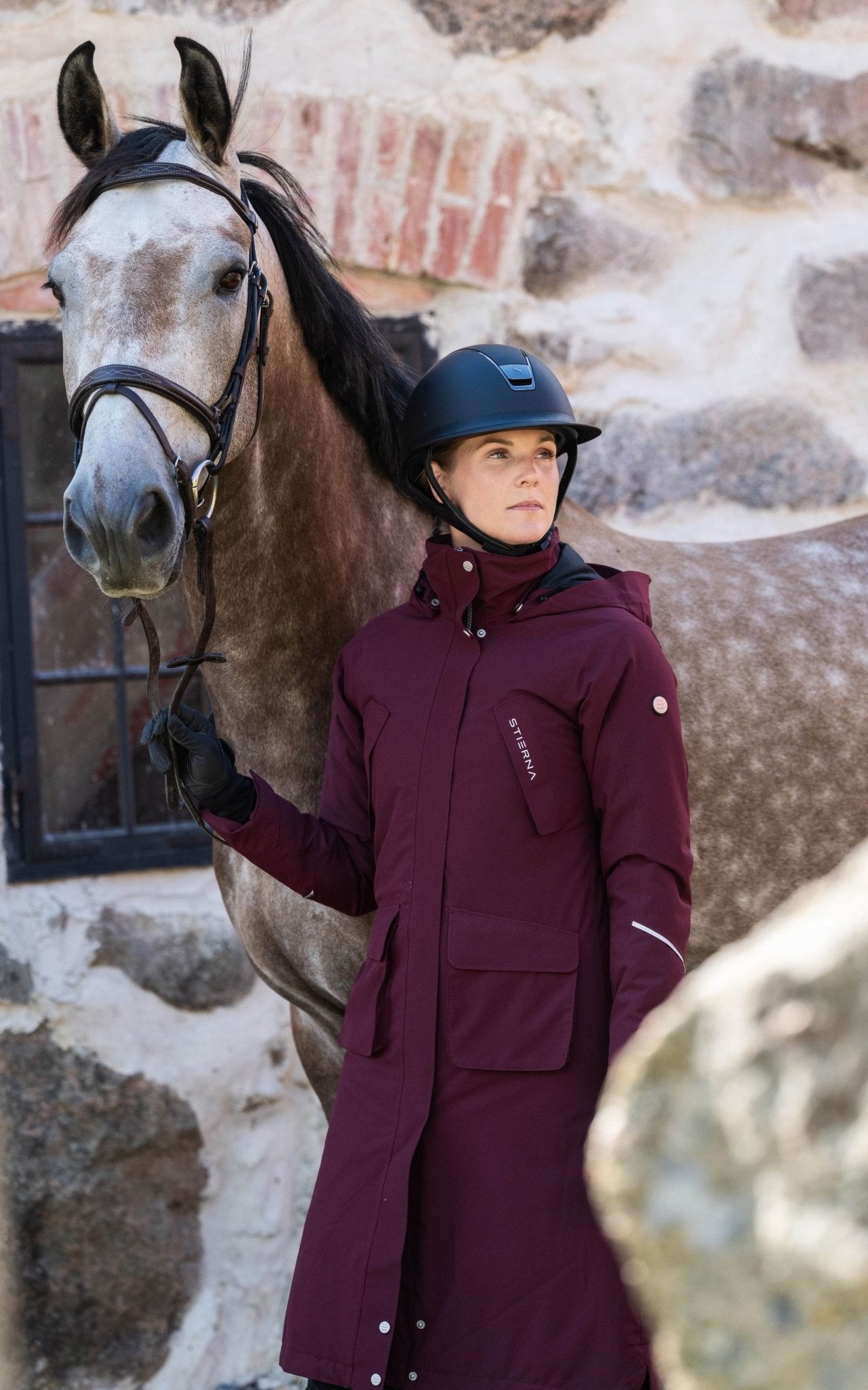 Stella Winter Coat - MerlotStierna UK