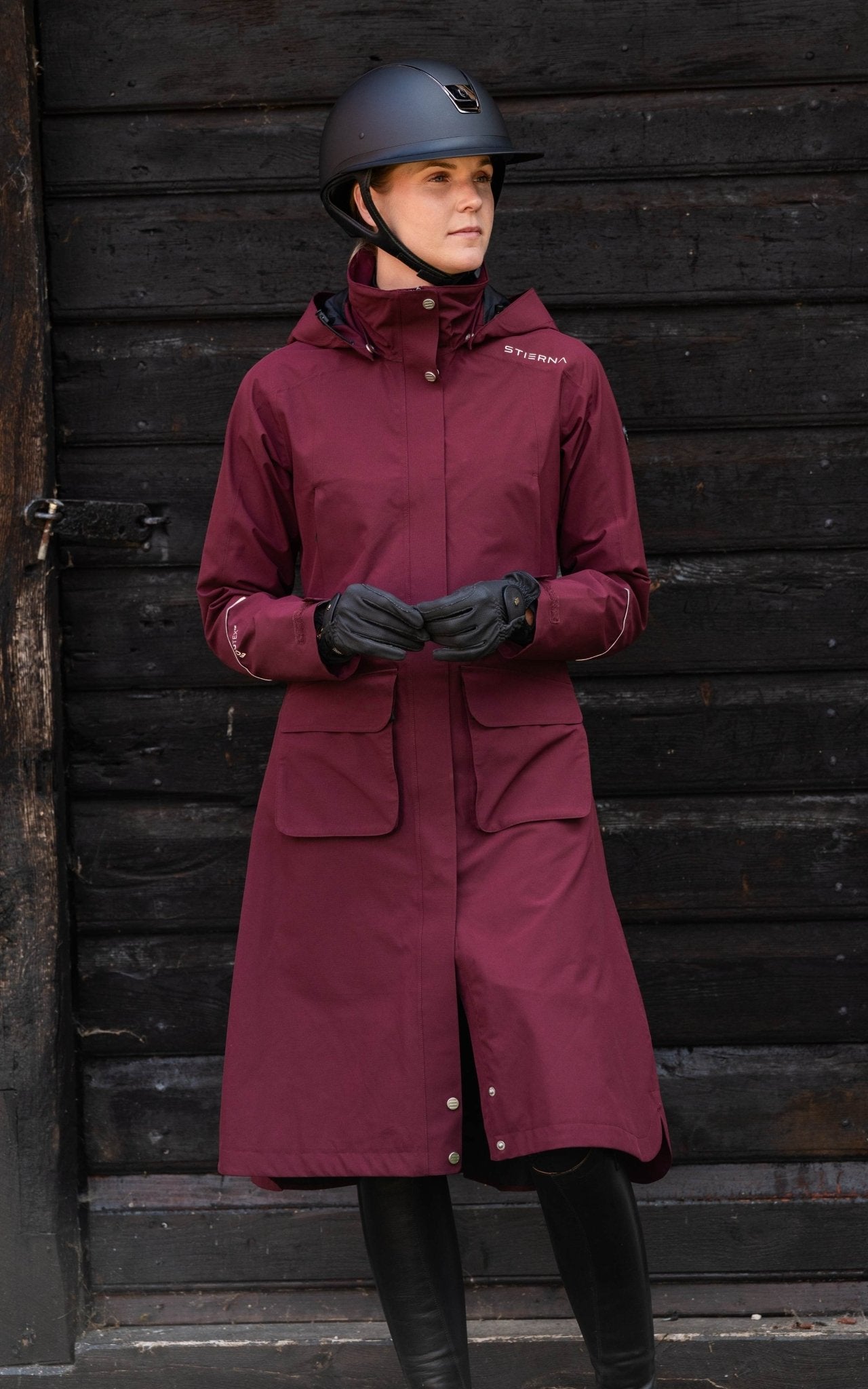 Stella Winter Coat - MerlotStierna UK