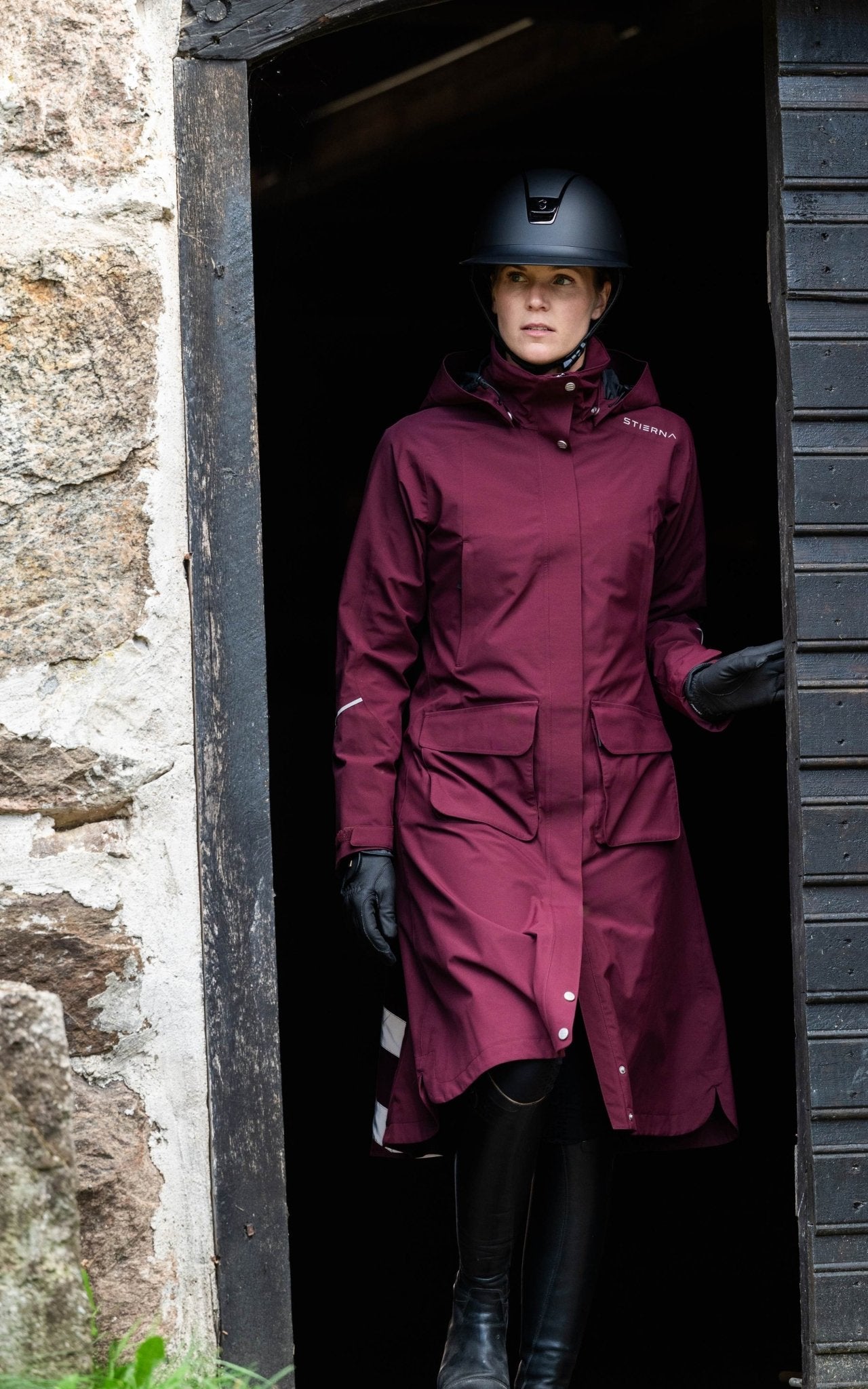 Stella Winter Coat - MerlotStierna UK