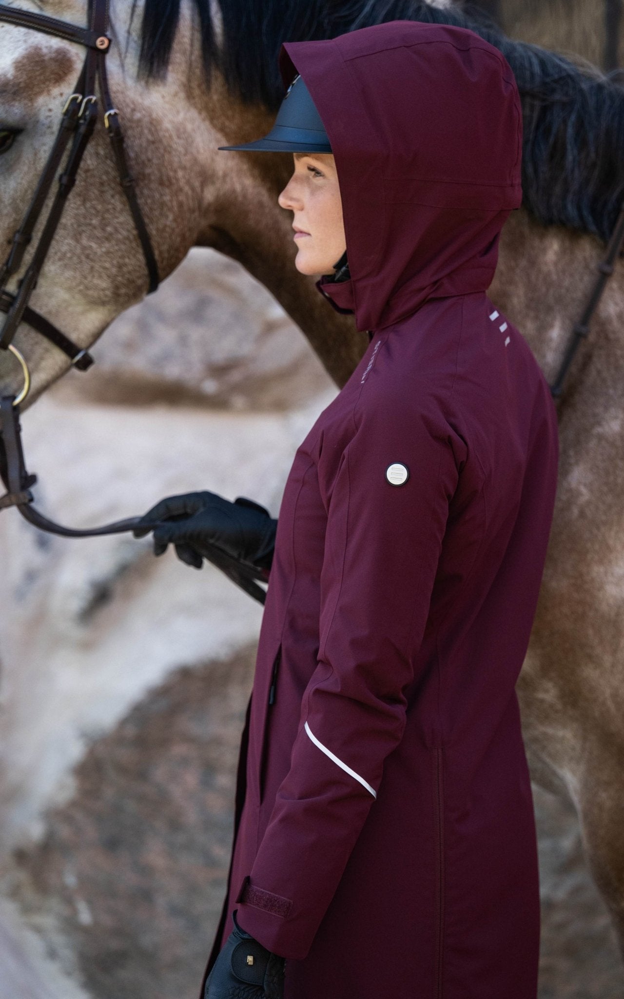 Stella Winter Coat - MerlotStierna UK