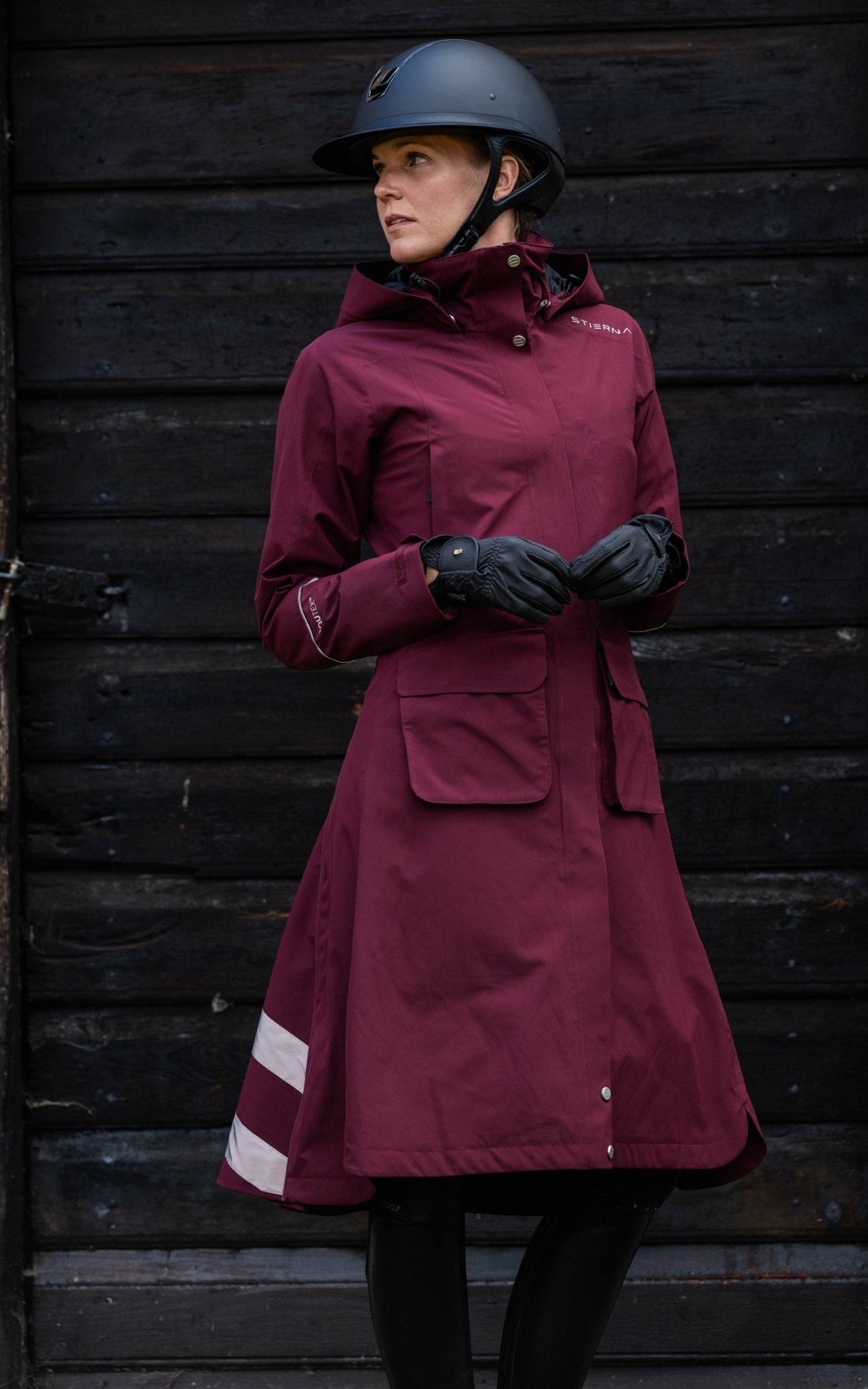 Stella Winter Coat - MerlotStierna UK