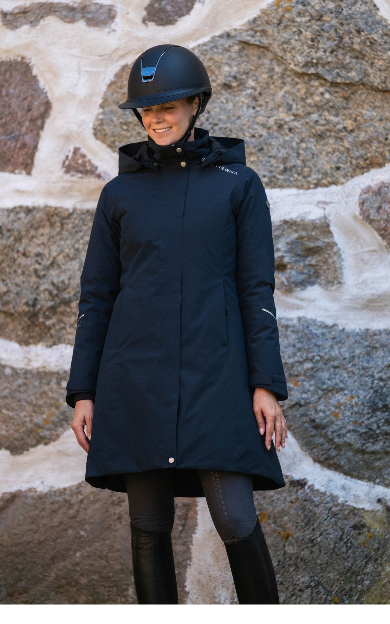 Stella Winter Short Coat - Midnight NavyStierna UK