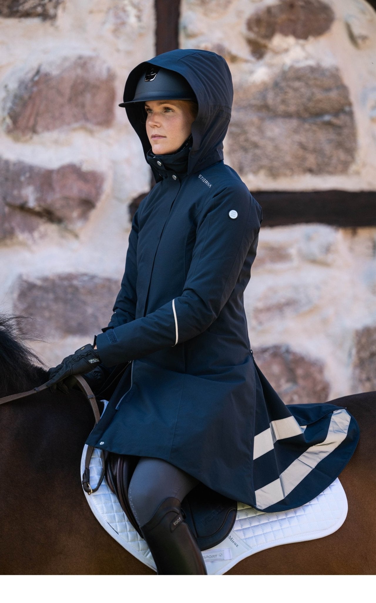 Stella Winter Short Coat - Midnight NavyStierna UK