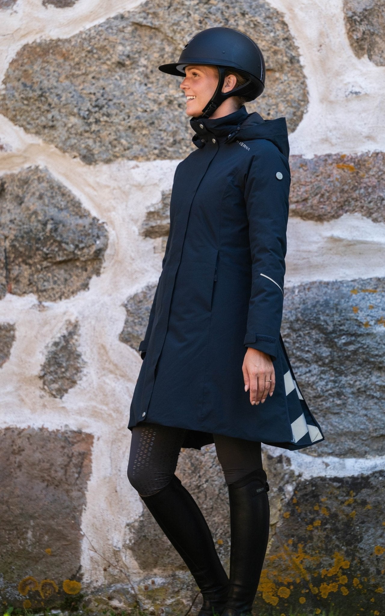 Stella Winter Short Coat - Midnight NavyStierna UK
