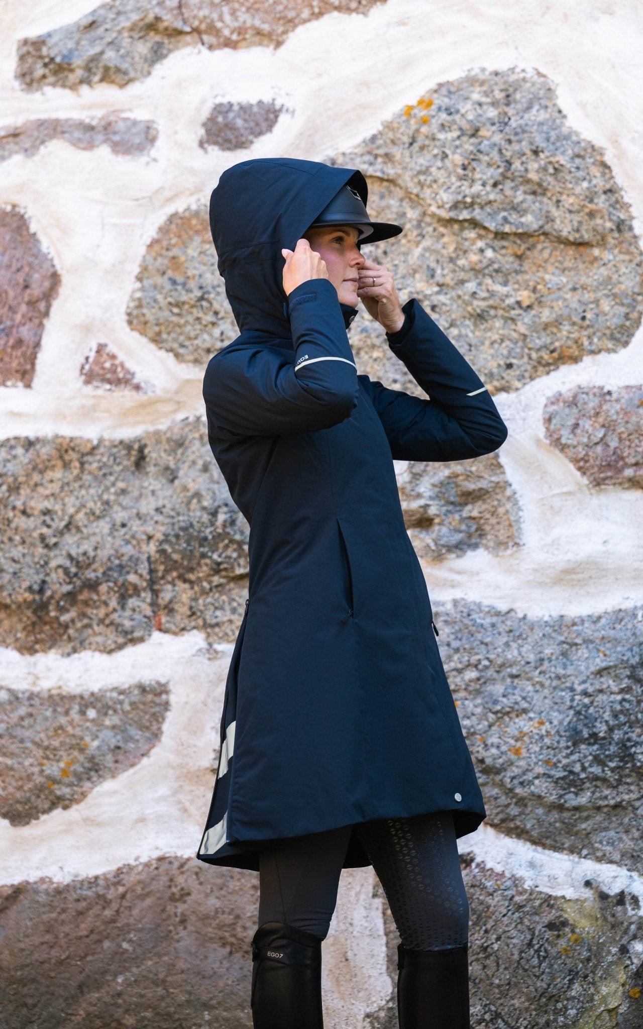 Stella Winter Short Coat - Midnight NavyStierna UK