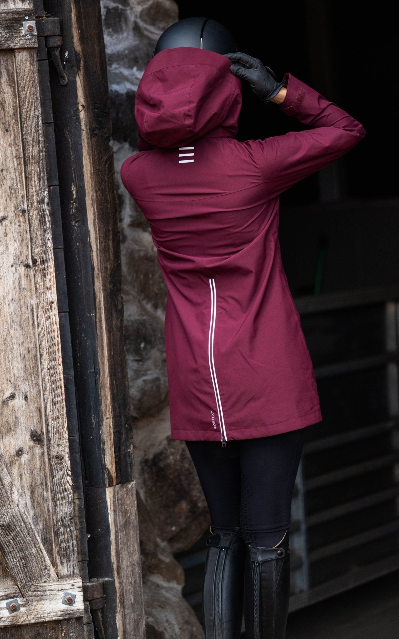 Storm Raincoat - MerlotStierna UK