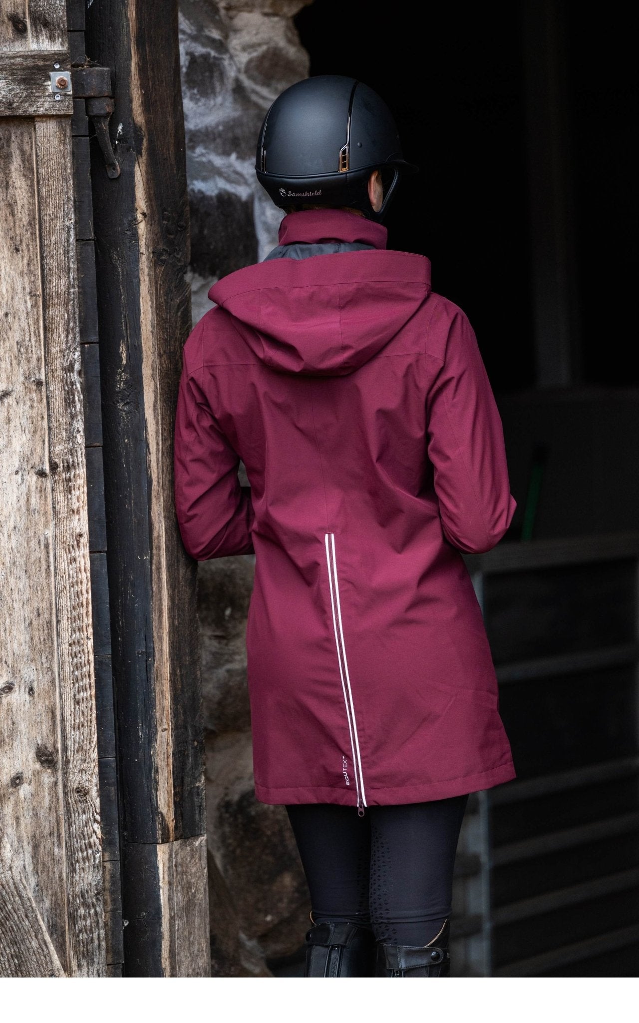 Storm Raincoat - MerlotStierna UK
