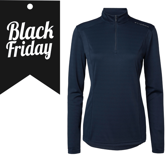 Halo Polo - Long Sleeve - Dark NavyStierna UK