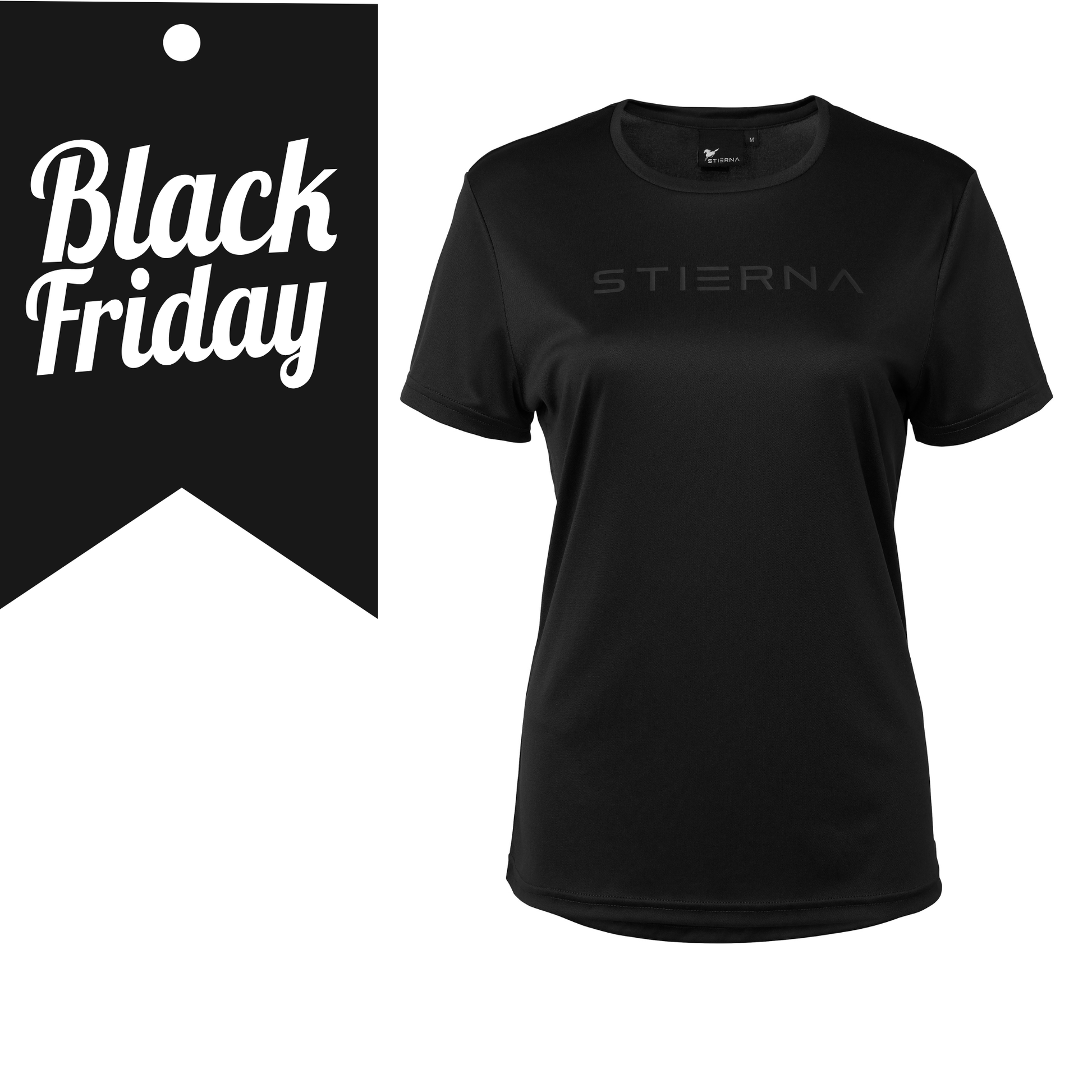 Stierna Tee - BlackStierna UK