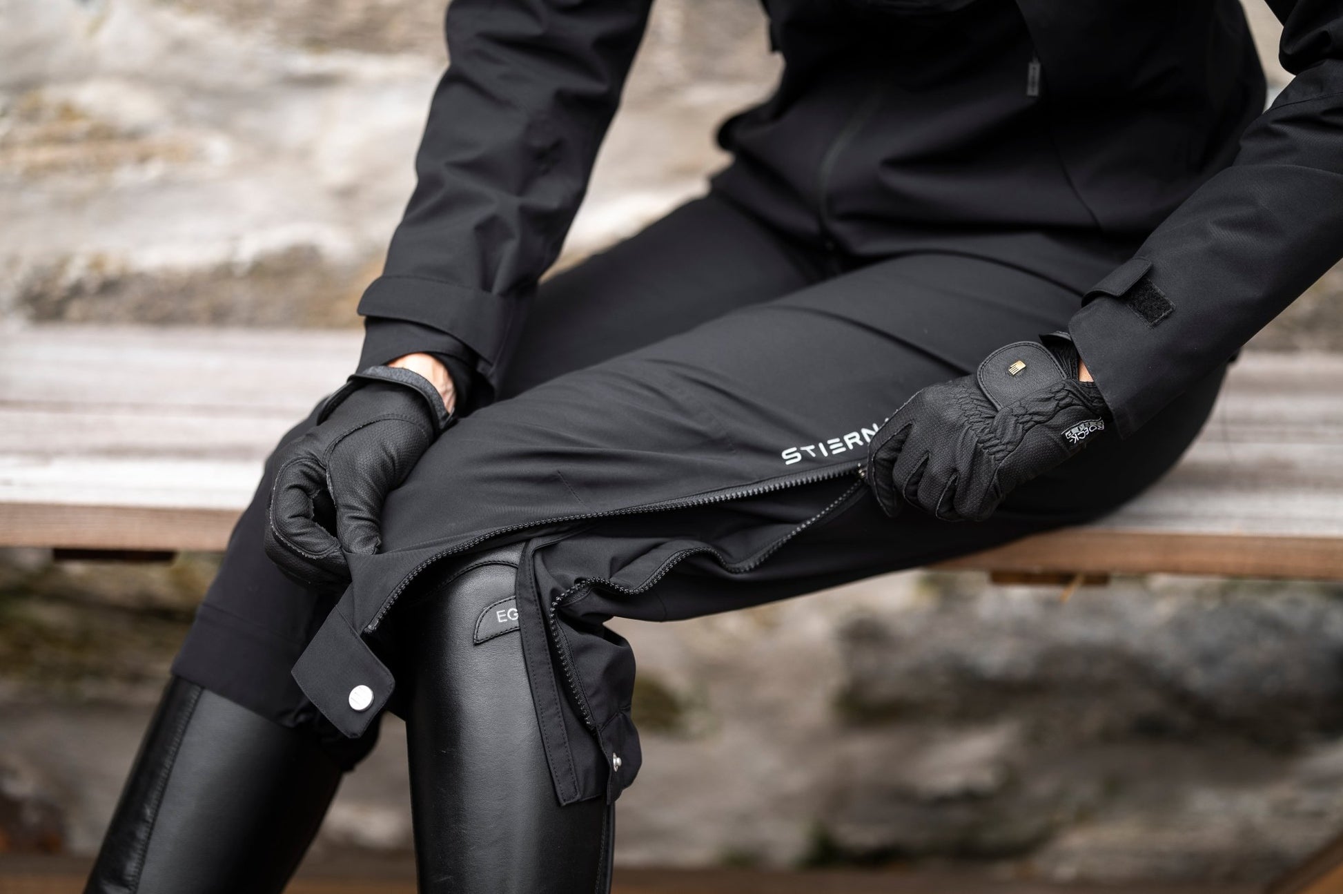 Storm Rain Pants - Short - BlackStierna UK