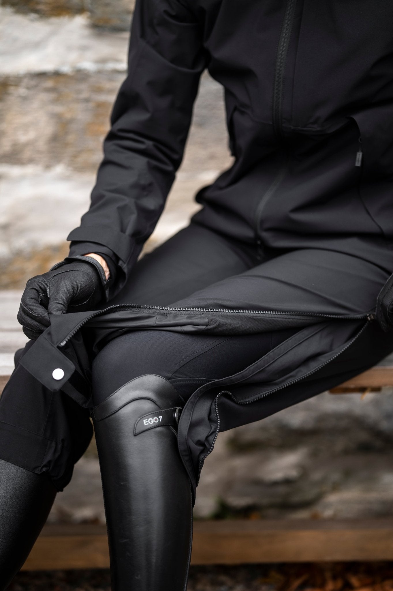 Storm Rain Pants - Short - BlackStierna UK