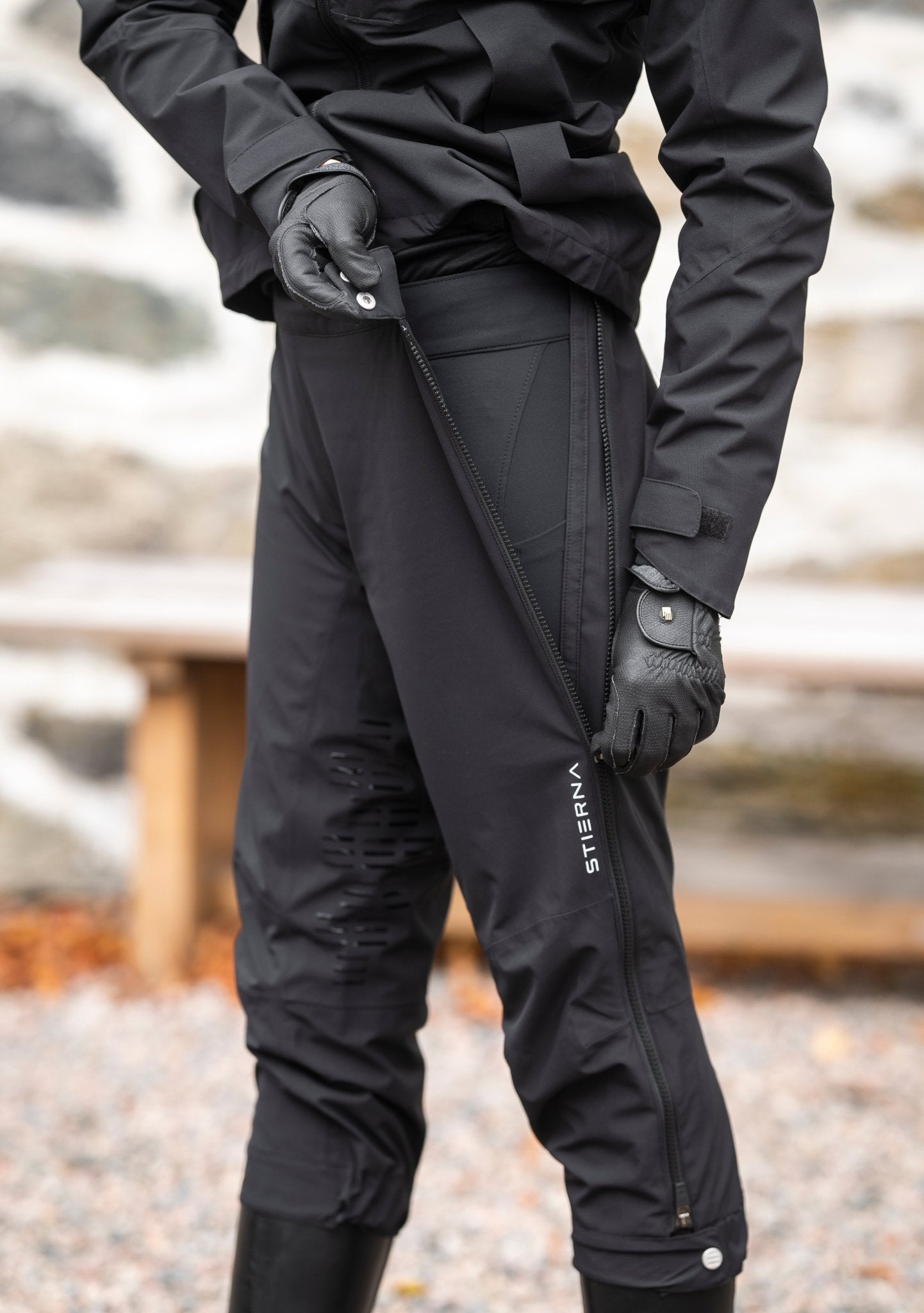 Storm Rain Pants - Short - BlackStierna UK