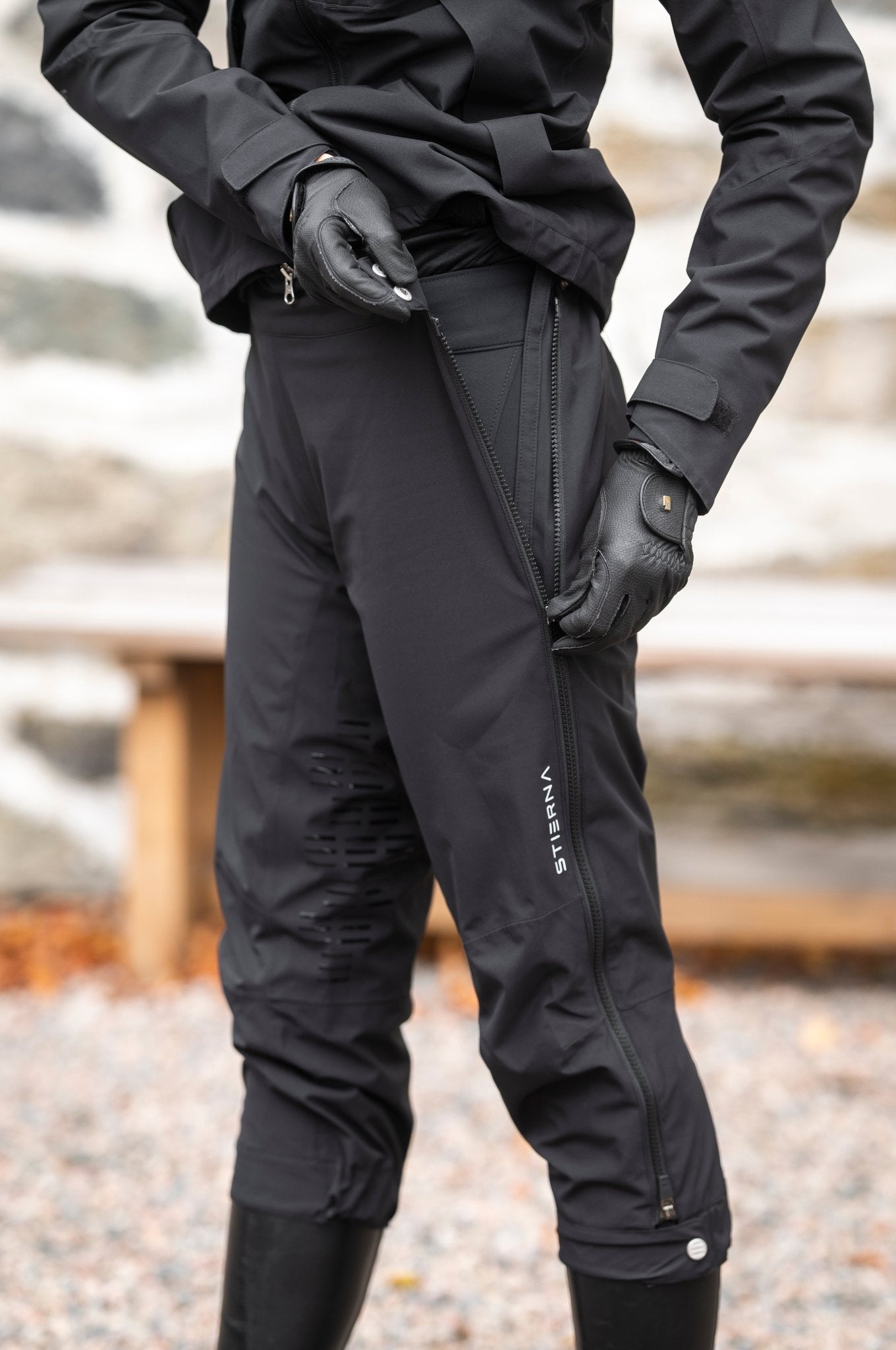 Storm Rain Pants - Short - BlackStierna UK